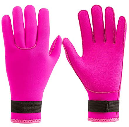 YDQUANI Wetsuit Gloves 3mm Neoprene Diving Gloves Thermal Anti-slip Scuba Gloves for Women Kids Snorkeling Kayaking Swimming Surfing Fishing