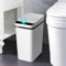 Contraxump Sensor Trash Bin, Motion Sensor Kitchen Bin, Bathroom Motion Sensor Trash Can, Automatic Rubbish Bin with Lid For Bedroom, 12L