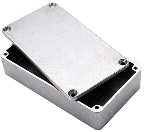 Vogueing, Scatola per alimentazione esterna, impermeabile, in alluminio pressofuso, 1 pezzo, 1590 G, 100 x 50 x 26 mm