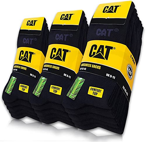 Caterpillar 15 par CAT BUSINESS strumpor fina dam- och herrstrumpor utan gummistrumpor storlek 35–50