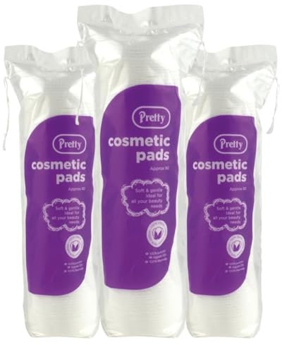 PACE SHOP || Pretty 240 Cosmetic Smooth 100% PURE COTTON Wool Pads Discs Face Nails Make up Manicure