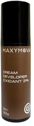 MAXYMOVA Tinta liquida sopracciglia, formula professionale a lunga durata, garantisce colore uniforme, intenso e risultati impeccabili (Ossidante 3%)