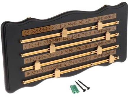 RTYHNCBG shuffleboard markör biljard poängräknare trä tillbehör för snooker set snooker markör biljard poängbräda