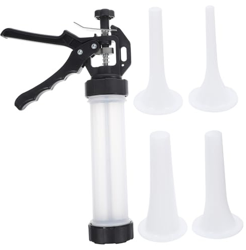 SOLUSTRE Herramienta Manual para Embutir Salchichas de Acero Inoxidable Pequeña y Práctica Rellena Carne para Cocina y Barbacoa Fácil Limpieza y Uso