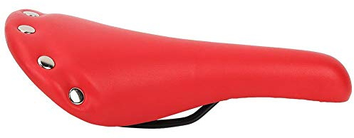 Mountain bike da bici corsa con sella impermeabile antiurto per bici(Rosso)