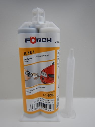 FÖRCH REPARATUR 2K Speed K151 - Pegamento de plástico (2 componentes, 60 g)