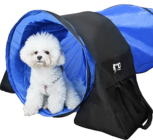 GeerDuo 2 Pack Dog Agility Tunnel Sandbags, Dog Agility Equipment, Dog Agility Training (Sandbags,2 Pack)