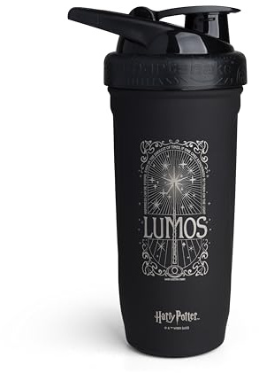 SmartShake Harry Potter Collection Stainless Steel Shaker, Lumos - 900 ml.
