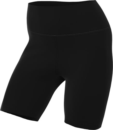 Nike Damen Dri Fit One Hr 8In Shorts, Black/Black, S