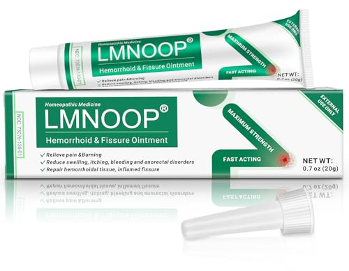 Beruhigende Hämorrhoiden Creme zur Behandlung von Schmerzen, Juckreiz, Brennen, Schwellung, Rissen und Blutungen – Starke Wirkung bei inneren und äußeren Hämorrhoiden