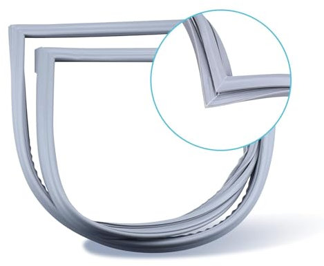 AWFOM Universel de Joint de Porte, magnétique, en Caoutchouc, à Visser dans Un réfrigérateur-congélateur combiné,Fabriqué sur Mesure Selon Votre Taille