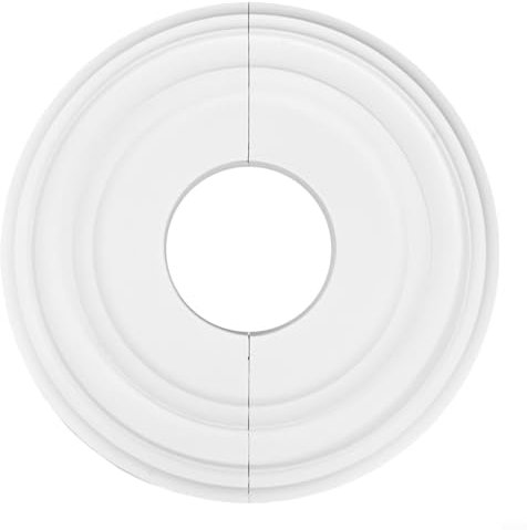 Médaillon de plafond rond sophistiqué de 30,5 cm pour rehausser votre style d'éclairage