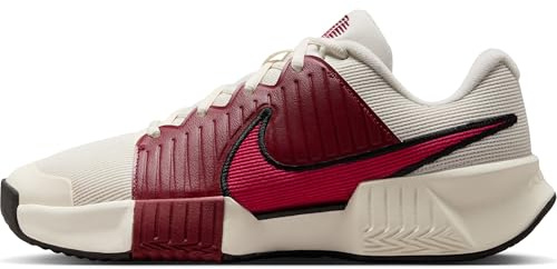 Nike GP Challenge PRO Damen-tennisschuh für Clay Courts, Scarpe da Tennis Donna, Pale Ivory Sail Team Red Rush Pink, 40 EU