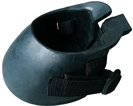 PETSOLA Horse Hoof Boots Rubber Material Equine Footwear Non Slip Horse Bell Boot Overreach Cover Suitable for Riding Stable Field