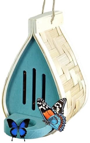 Maison Extérieure pour Papillons Habitat de Reproduction Suspendu Support
