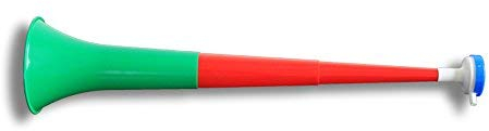 Vuvuzela Horn Fan-Trompete Fussball versch. Länderfarben - Gesamtlänge ca. 55cm - 4teilig Portugal