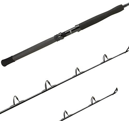 Shimano Tallus Trolling Ring Guided Saltwater|Trolling Fishing Rods, 1pc - Power: Heavy - Action: Fast - [TLC70HSBBLA], Length: 7'0