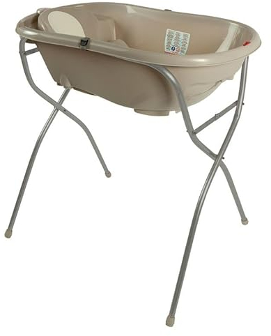 OKBABY Support pliant en métal - Support pour baignoire, compatible avec Onda et Onda Evolution avec tuyau d'évacuation
