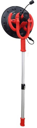 ZPBLWT Macchina Elettrica per Intonacare Pareti, Lisciatrice per Superfici di Pareti in Cemento, lucidatrice Portatile Regolabile a 6 velocità per Lisciare Le Pareti con Asta di Prolunga