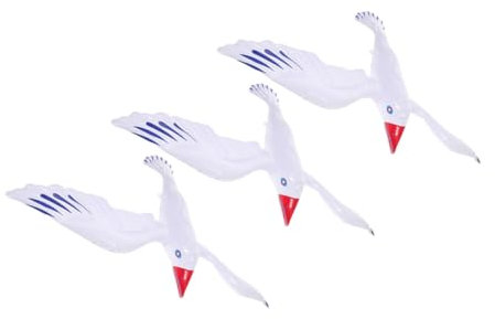 Cabilock 3 Stück Ballon Thematisiert Schwimmbecken Geburtstagsdekorationen Zum Thema Luft Hängende Möwe Bläst Sich Auf Party Strand Große Aufblasbare Möwenornamente Statue Pvc Weiß