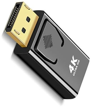 pumpumlia Adattatore convertitore da DisplayPort ad alta risoluzione 1080P 60Hz con sincronizzazione video audio e ampia compatibilità