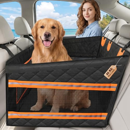 X XBEN Très Stable Siège Auto Chien, Transport Chien Voiture Siège Arrière