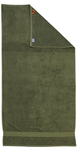 DONE Deluxe Badetuch, Baumwolle, Khaki, 70 x 140 x 1 cm