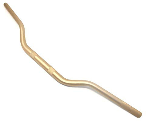 Premium Tapered 28mm Motorcycle Handlebars Fatbars in GOLD Alloy for Motocross | Trials Bike | Supermoto | Streetfighter | Strong, Stylish and Versatile