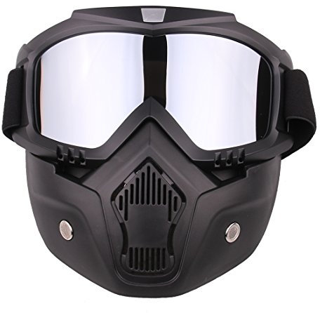 ANSNOW Maschera Tattica Cs Airsoft Paintball Maschera Integrale con Occhiali Di Sicurezza Maschere per Nerf