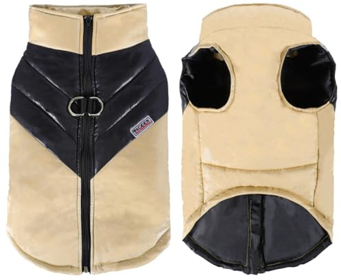 TYXHXTF Abrigo Cálido Impermeable para Perros, Resistente al Viento, Chaqueta para Perros, Abrigo para Perro, para Pequeño y Mediano