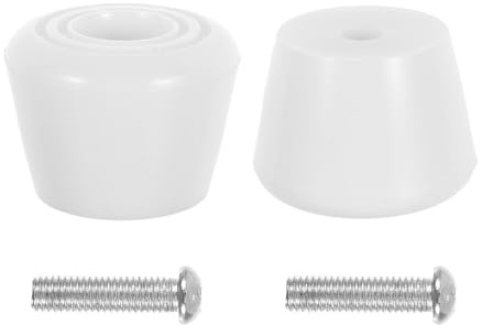 UKCOCO Topes de Freno para Patines de Plástico, 2 Unidades Tornillos, Accesorios de Repuesto para Patines en Línea y Quad, Compatibles para Uso en Parque y Calle