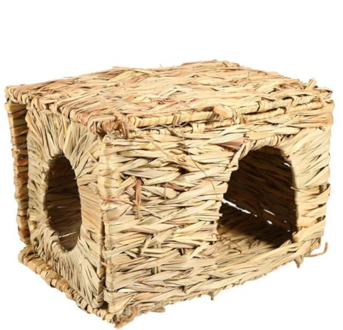 OATIPHO Cabaña de para Hámster y Ratón, Refugio Plegable | Diseño Adorable y Delicado, Seguro para Mascotas Pequeñas, Adecuado para Explorar