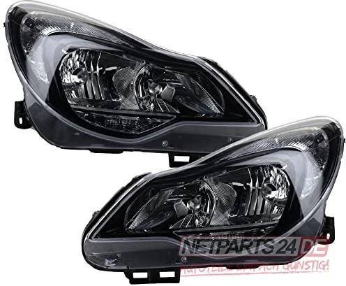 Johns, Scheinwerfer Satz passend für Opel Corsa Scheinwerf. Satz D 01/2011- H7/H1 li+re m. Tagfahrlicht