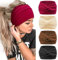 Kavya 4 Pcs Extra Large Serre Tête Femme Élastique Bandana Yoga Sport Foulard Cheveux Femme Multicolore Headband Accessoire Cheveux