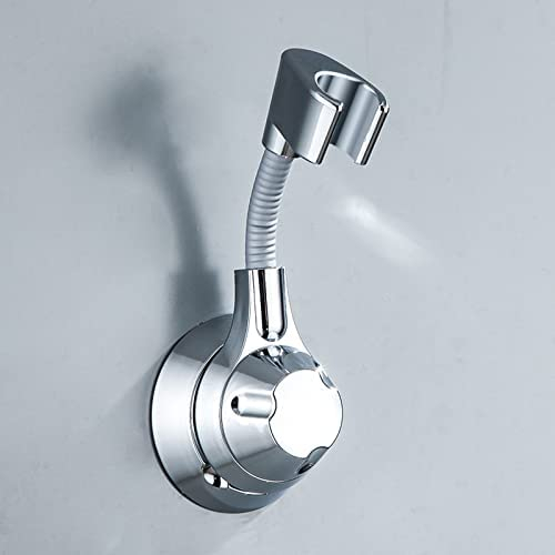 Wansiven Handbrause Halterung, 360° Verstellbarer Brausehalter Starke Paste Duschkopfhalterung Kein Bohren, Universell, Wandhalterung, ABS-Kunststoff