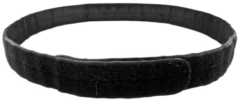 SERMILITAR Raw X Gear taktisk inre bälte - krok och ögla, idealisk för militär, polis, EDC, privat säkerhet och arbete. Säkerhetsvakt, svart, XL (135 cm)