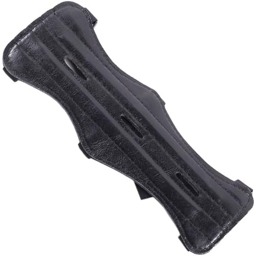 Vobumix Protège-Bras De Tir À l'arc, Équipement De Tir À l'arc en Cuir, Protection De Bras, Avant-Bras, Flèche d'arc Réglable en Toute Sécurité pour L'entraînement Au Tir De Chasse