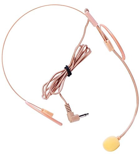 Toyvian Microfono Cuffia Per Cantare Microfono Montato Sulla Testa Compatto e Leggero Per Insegnanti Adatto All’uso Quotidiano e Facile Da Trasportare