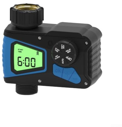 MeevrgR Timer automatico per irrigazione – Regolatore di irrigazione intelligente con ampio display – IPX5 impermeabile per giardino, balcone