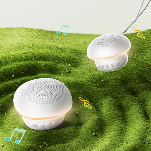 Portable White Noise Sound Machine for Baby Kids Adults, 20 Natural Soothing Sounds, 48H Battery Playback, 30 Volume Levels, 3 Timers, Memory Function & Soft Night Light for Sleep, Home, Travel, Mini