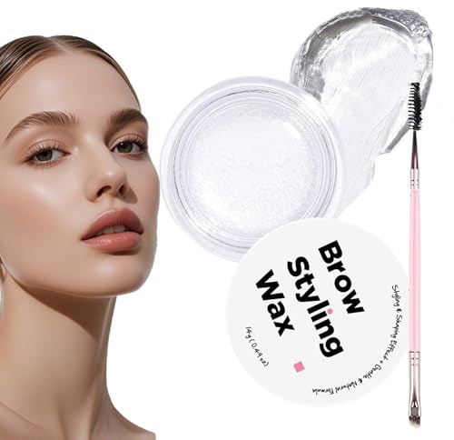 para Cejas – Gel Transparente y Jabón Fijador 14g | Fijador Natural de Larga Duración para Cejas Definidas y Espesas | Sin Color ni Residuos