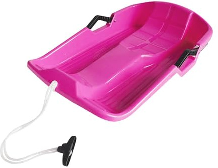 QUXVUIS Glissade sur Gazon, Luge avec poignées à | toboggan, trottinette des neiges, etc. Glissade sur gazon, luge directionnel