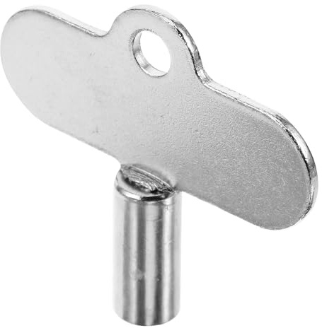 MAGICLULU Llave de Ventilación del Radiador Pequeña de Aleación de Zinc, Herramienta Manual para Purgar Aire en Radiadores Antiguos, Llave de Válvula de Purga Multifuncional para