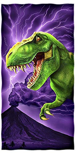 YISUMEI - Badetuch - T Rex Dinosaurier - 70 cm x 140 cm Strandtuch