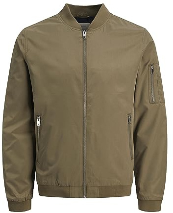 JACK & JONES herr bomberjacka Jjerush Bomber Noos, Dusky-grön, XL