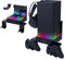 Mcbazel Xbox Series X Wandhalterung mit Kühler, RGB-LED-Kühlsystem Halterung mit einstellbaren Geschwindigkeitsstufen/USB-Ports/Controller Halterungen