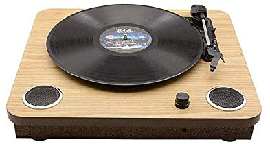 Grammofon skivspelare Retro musikdosa Skivspelare Skivspelare Inbyggd högtalare 3-hastighets skivspelare Vintage Style skivspelare MERYSELECT