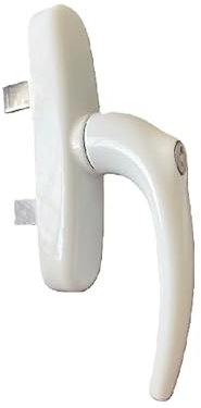 Genérico FHZ - Manilla con Cerradura – Cremona con llave - Cremona Manilla Europea con Llave -Manilla 2 Palas – Blanca