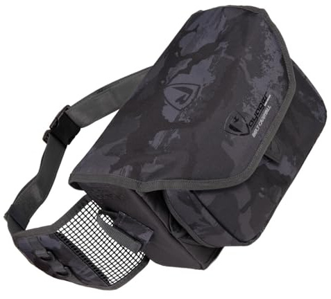 Fox Rage Camo Voyager Carryall Waist Pack | Predator Fishing Lure Bag | Heavy Duty Fabric | Camo Zips | D-Rings and Tool Storage | 2 x Small Tackle Boxes | Padded Main Belt | Code NLU152