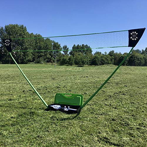 Sure Shot Quick Fit Outdoor Badminton-Set, grün/schwarz